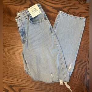 Abercrombie & Fitch 90s Straight Ultra High Rise Jeans 27/4 Extra Short